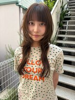 ナインセンス 下北沢(9_________nine sense)&nbsp;ブラウンカラー × レイヤースタイル