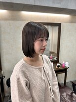 ファム(Fann.)&nbsp;小顔見えナチュラルボブ×シースルーバング