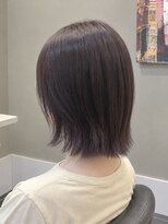 ヘアーアンドメイク シーク 八王子(HAIR&MAKE SeeK)&nbsp;大人ボブ×ラベンダーブラウン