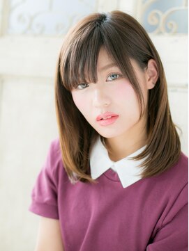 美容室 ファクト(fact) 高崎★しっとりまとまる☆フェミニンストレートd TOKIO