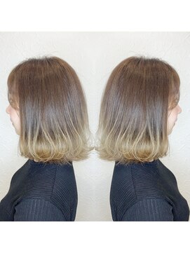 リー ルーチェ 布施(Lee Luce) 無造作ハイライト×グラデーション