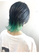 ヘアーワークス ヘルム 渋谷店(HAIR WORKS HELM)&nbsp;[HELM渋谷]エメラルドウルフ