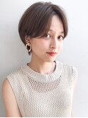 【Garden杉本佳恋】丸みで女性らしいハンサムショート