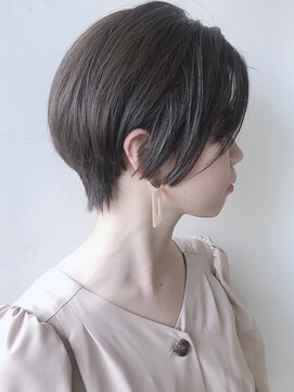 モリオフロムロンドン 原宿本店(morio from London) 【morio 原宿】ショートボブ前髪長め　くびれショート