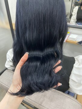 トリップ 大名(Trip) 艶々ブルーブラック！落とせます。