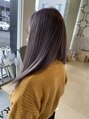 デザイン フォー ヘアー グランツ プロデュース バイ ヒス(Design for hair GRAnt'z) 紫多めのラベンダーカラー
