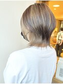 【morio原宿】ウルフヘア　ハイライトインナーカラー　ベージュ