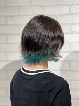 ビス ヘア アンド ビューティー 西新井店(Vis Hair＆Beauty) 20代30代40代デザインカラーグラデーションブリーチ小顔