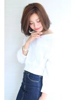 オーロ(ORO)&nbsp;20代30代40代50代マロンブラウンセンターパートボブ