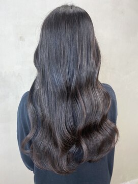 アイティーバイアルバム 八王子店(IT by ALBUM) ダークブラウン_外ハネボブセクションカラー_ba385151