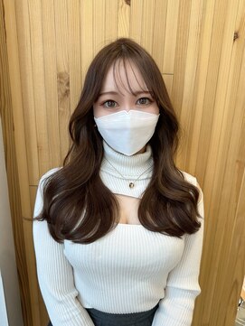 アフロートリノ(AFLOAT Leino) 大人可愛い韓国ヘア　くびれヘア　ワンホンヘア　レイヤーカット