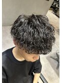 マッシュ×波巻きスパイラル【立川/メンズ】