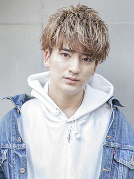 アイヴィ 表参道(IVY) 小久保Style☆波巻きハイライト束感ツーブロックマッシュパーマ