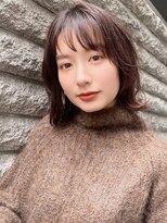 サンド 表参道(sand)&nbsp;前下がりショートボブ大人可愛い表参道