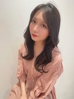 マイラ 銀座(myla)&nbsp;くびレイヤーエモージュ前髪パーマグレーベージュレイヤーロング