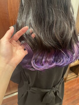 美容室 ルチア ハワイ(Luccica HAWAII) 裾カラーパープル
