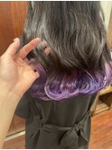 裾カラーパープル