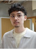 ショートマッシュ+ニュアンスパーマ