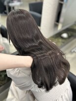 ペレ 栄店(PELE)&nbsp;デザインカラー/レイヤーカット/ウェットヘア/オリーブベージュ