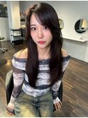 ワンホンヘア/レイヤーカット/韓国ヘア/髪質改善