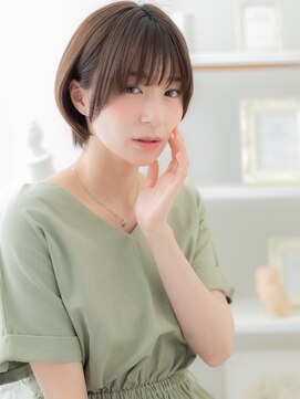 モッズヘア 越谷(mod's hair) シースルーバング小顔ナチュラルマッシュボブc5越谷20代30代40代