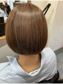 白髪染め×髪質改善