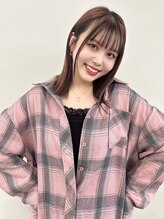 stylist； noa　　#ブリーチなしWカラー#レイヤーカット#暖色カラー#髪質改善