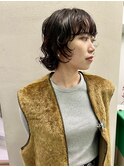 レイヤーボブ×パーマ