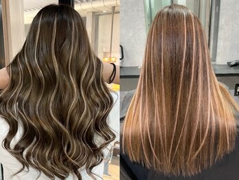ヘアースマイルクー(HAIR SMILE COEUR)の写真/【最高級品質レミーエクステ取扱店】計算された理論で馴染みやすさ◎人毛使用でヘアカラー・巻き髪が可能♪