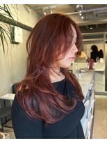 カート バイ デコ(Kurt by DECO)&nbsp;【masa】春にピッタリ！オレンジブラウン×レイヤーカット