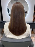 《GRANDLINE友田千栄》美髪ロングスタイル グレージュ