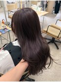 ラベンダーアッシュ/透明感カラー/ブリーチなし
