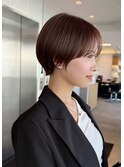 ショートカットショートヘアコンパクトショートボブ丸みショート