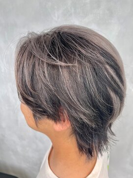 アコ(Aco) 上品ハイライト/グレーシルバー/グレージュ