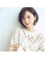 ヘアーズ ベリー 久留米店(hairs BERRY) ★小顔似合わせカットうる艶髪美髪ナチュラルショートアッシュ系