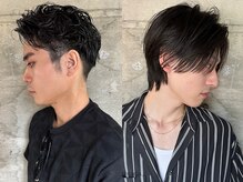 サイン メンズ 渋谷(SIGN men's)の雰囲気（色気ヘアーで人気なスタイル【ルーズパーマ】【フェザーカット】）