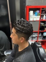 グロウヘアワークス(grow hair works)&nbsp;ツーブロック×オールバックパーマ