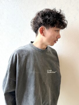 ラフ バイ マグ 南松本(R.A.F. by Mag) 松本緩めシャドウパーマ波巻きパーマツイストスパイラルパーマ