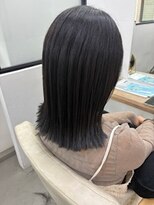 ヘアーアートシフォン 池袋西口店(Hair art chiffon)&nbsp;くびれヘア/アプリコットオレンジ/縮毛矯正/白髪ぼかし/髪質改善