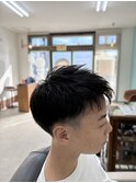 メンズカットナチュラルツーブロック