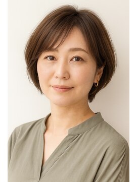 ゲイン(Gain) ショートカット・レイヤーカット×白髪ぼかし