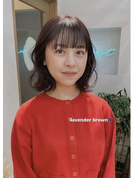 ウィットサークル(wit circle) ラベンダーブラウンカラー