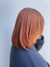 ヘアーサロンウル(hair salon ulu)&nbsp;（竹内）オレンジカラー