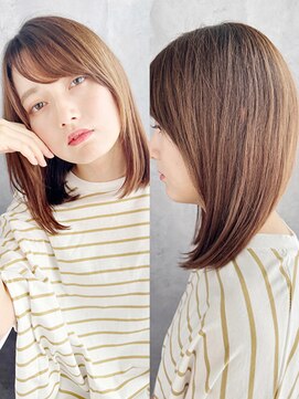 ラピス 新宿店(Lapis) 白髪カバー × 上質ツヤミディ[新宿/新宿駅/新宿]