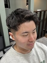 スタンドバーバー 柏(STAND BARBER)&nbsp;刈り上げセンターパート/波巻きツイストスパイラル/柏/柏駅