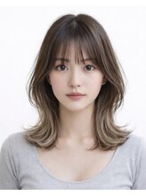 ヘアージェニック(hair genic)&nbsp;外ハネミディアム