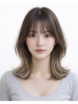 ヘアージェニック(hair genic) 外ハネミディアム