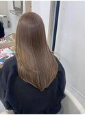 透明感カラー　ハニーベージュ
