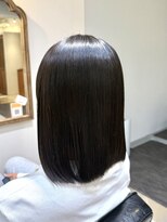 コレット 大宮(collet) クオライン縮毛矯正 うる艶ストレートボブ