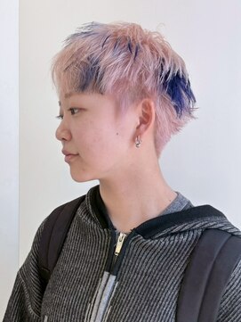 デート 下北沢(DATE) 下北沢メンズカットブリーチカラーダブルカラーハイトーンカラー